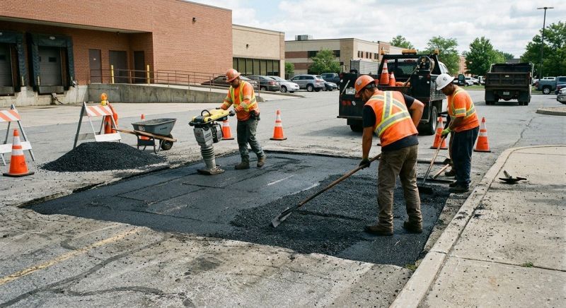 Asphalt Parking Lot Repair in Orange County, CA