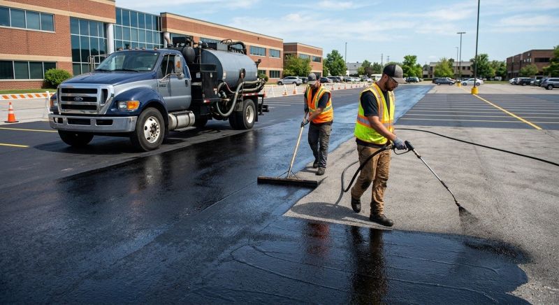 Asphalt Parking Lot Sealing in Tampa, FL
