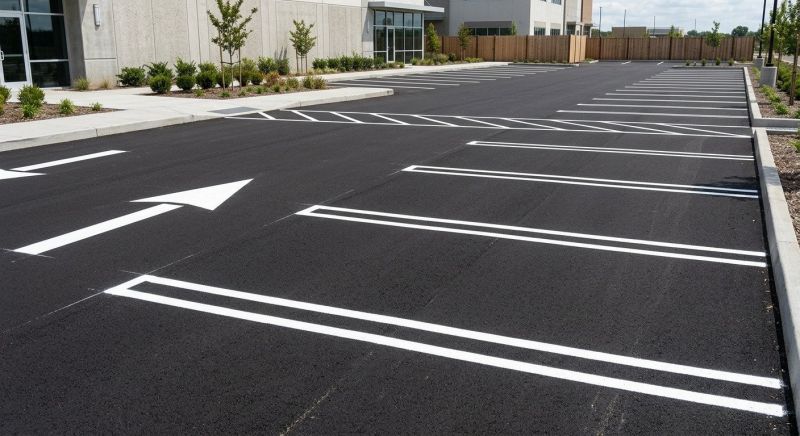 Asphalt Striping in Roswell, GA