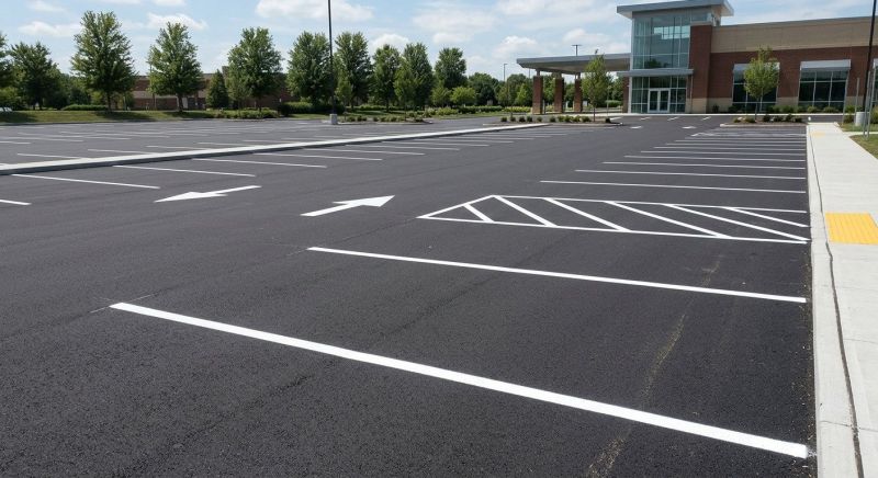 Commercial Asphalt Painting in Alpharetta, GA