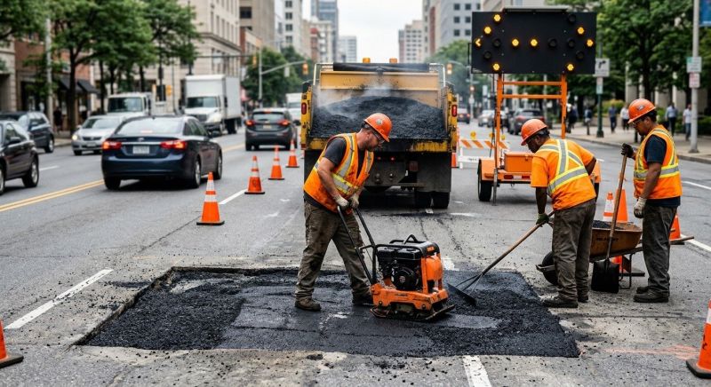 Commercial Pothole Repair in Conway, AR