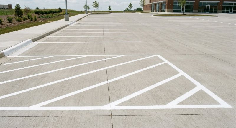 Parking Area Striping in Suwanee, GA