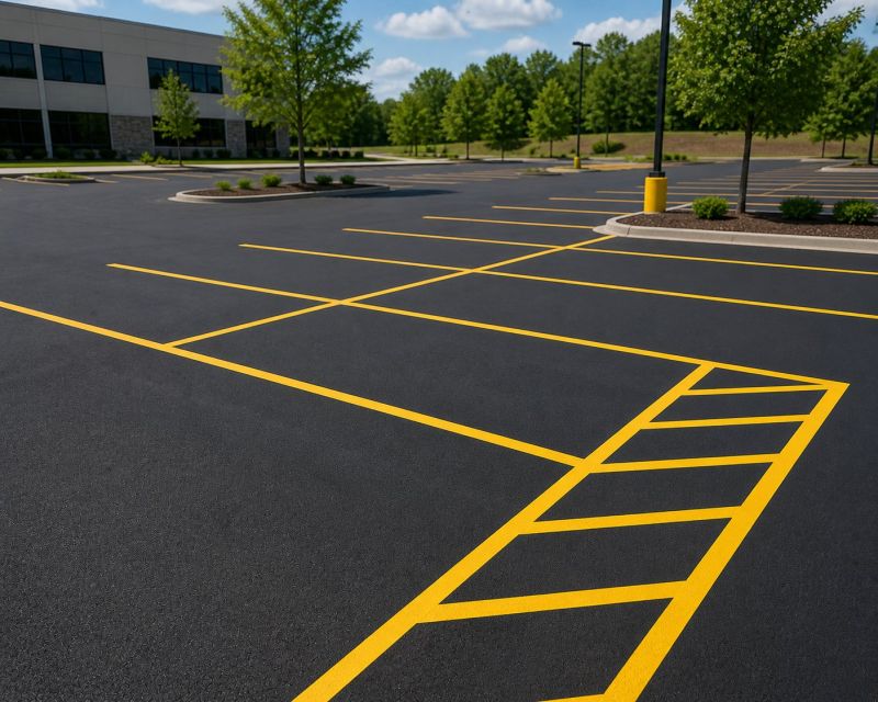 Parking Line Painting in Roswell, GA