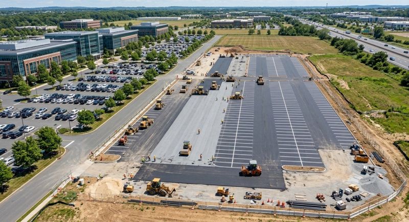 Parking Lot Expansion in Savannah, GA