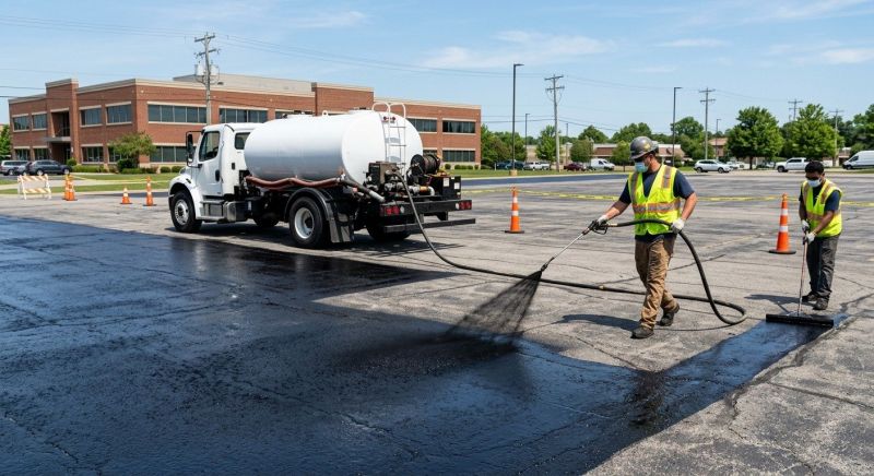 Parking Lot Sealcoating in Fort Collins, CO