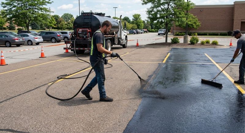 Parking Lot Sealcoating in Miami Dade County, FL