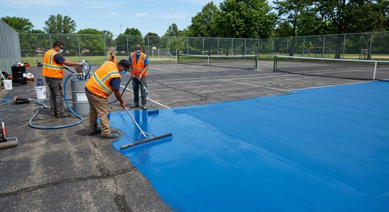Sports Court Resurfacing in Denver, CO
