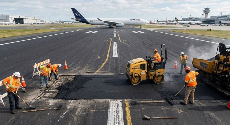 Airport Runway Repair in Savannah, GA