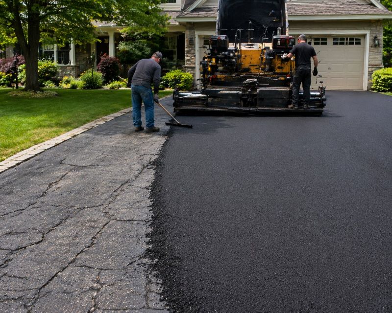 Asphalt Driveway Resurfacing in San Antonio, TX