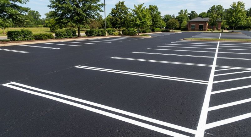 Asphalt Painting in Alpharetta, GA