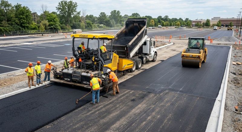 Asphalt Parking Lot Paving in Savannah, GA