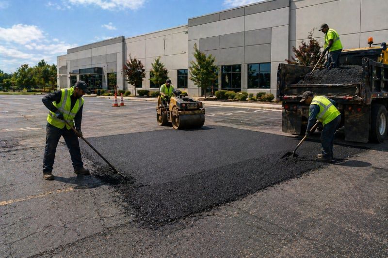 Asphalt Parking Lot Repair in Savannah, GA