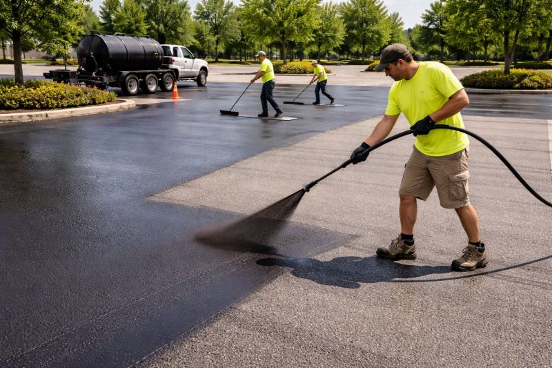 Asphalt Parking Lot Sealing in San Antonio, TX