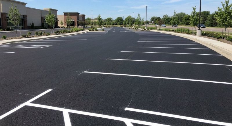 Asphalt Striping in Lawrenceville, GA