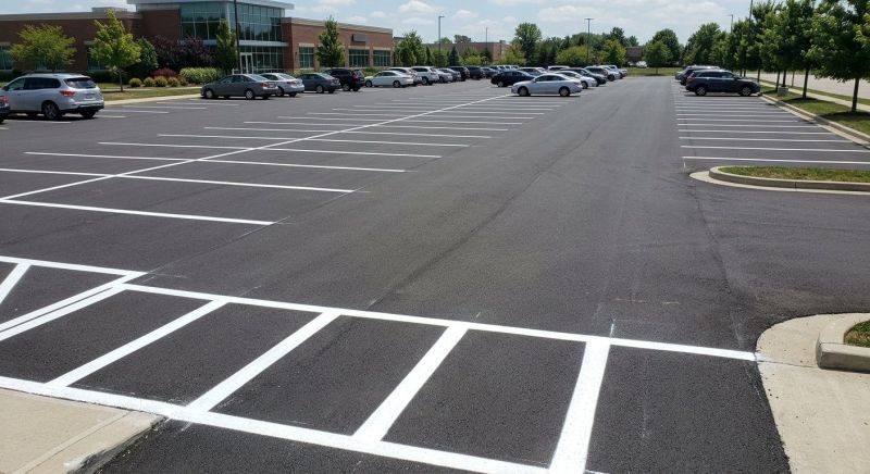 Asphalt Striping in Suwanee, GA