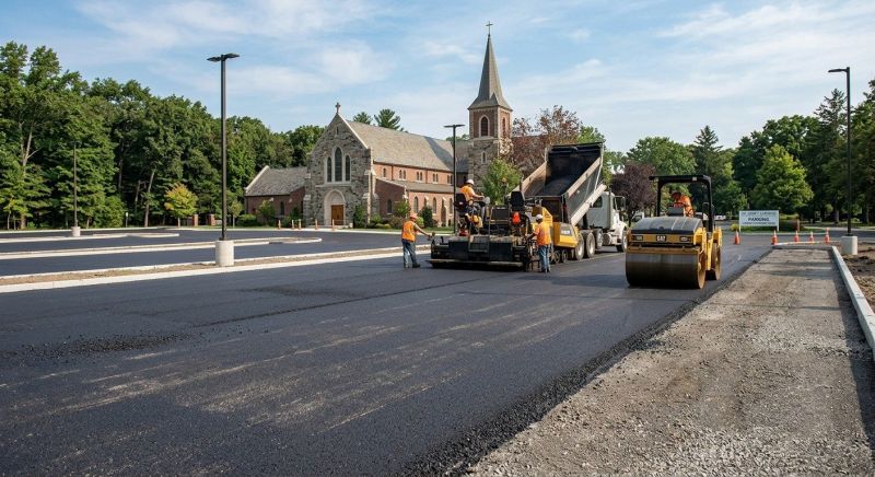 Church Parking Lot Paving in Savannah, GA