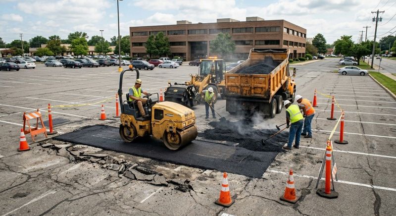 Church Parking Lot Repair in Hilton Head Island, SC