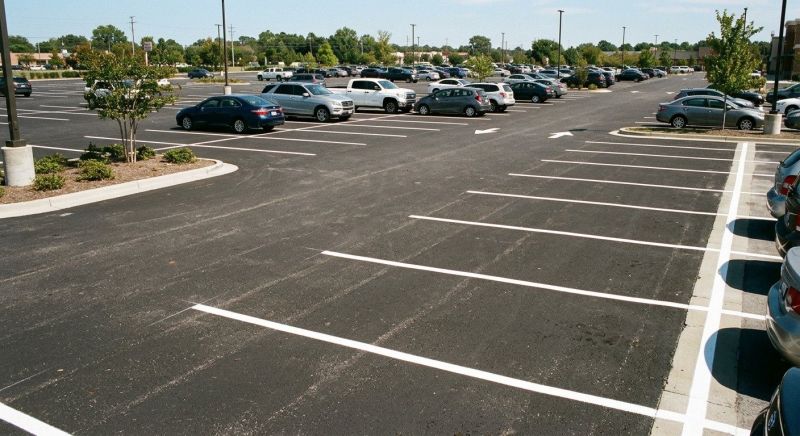 Church Parking Lot Striping in Lawrenceville, GA