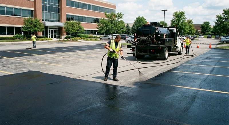 Commercial Parking Lot Sealing in Miami Dade County, FL