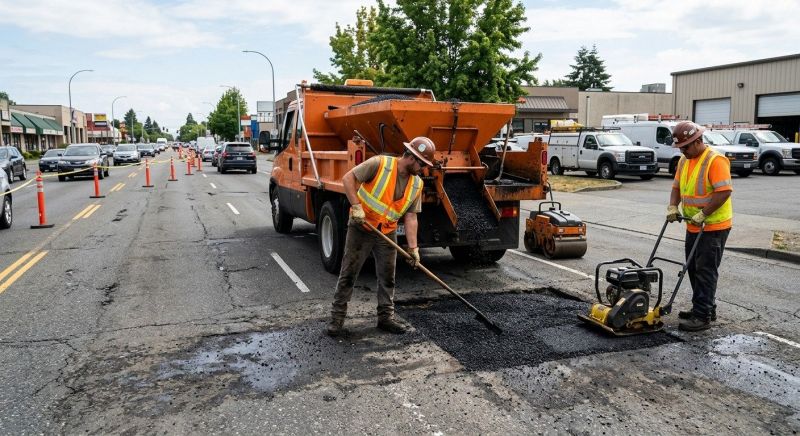 Commercial Pothole Repair in Conway, AR
