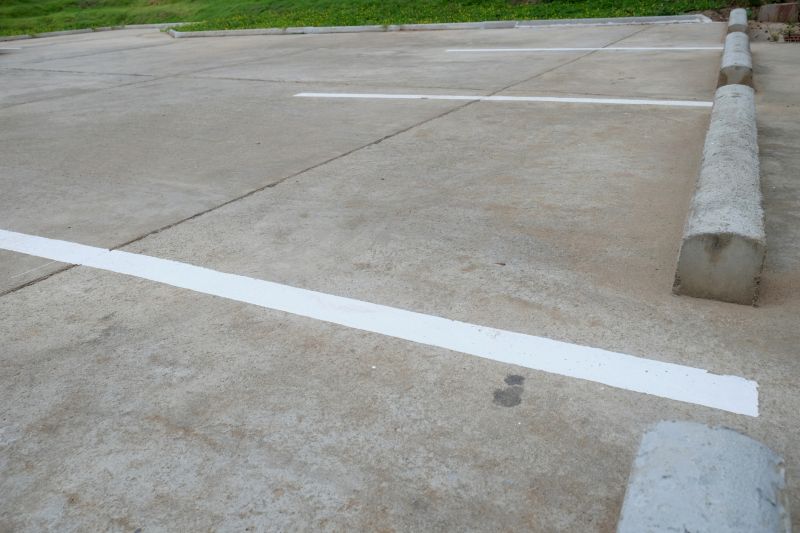 Concrete Parking Lot Striping in Roswell, GA