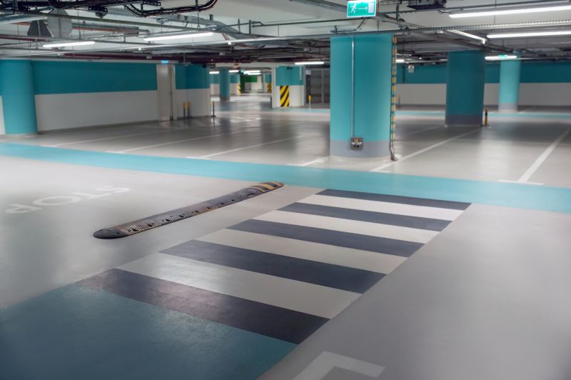 Concrete Parking Lot Striping in Alpharetta, GA