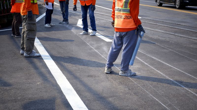 Crosswalk Marking Service in Roswell, GA