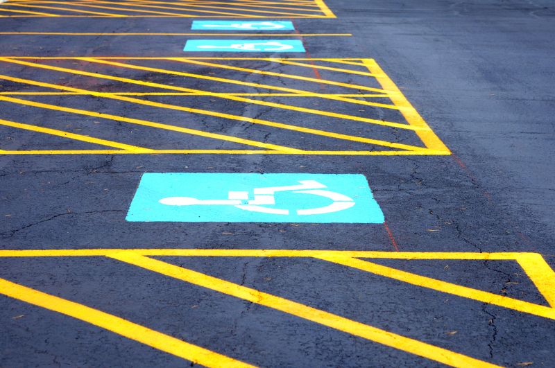Disability Parking Marking in Suwanee, GA