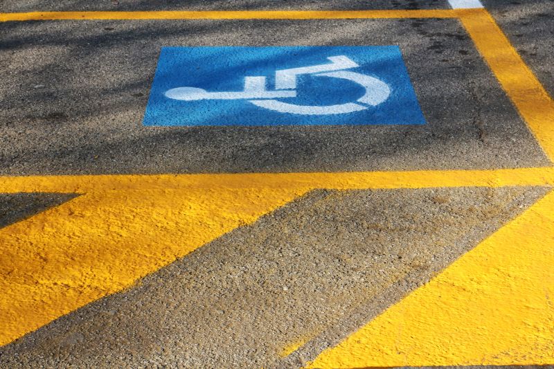Disability Parking Marking in Alpharetta, GA