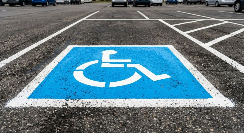 Disability Parking Marking in Lawrenceville, GA