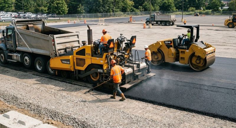 Industrial Asphalt Paving in Los Angeles, CA