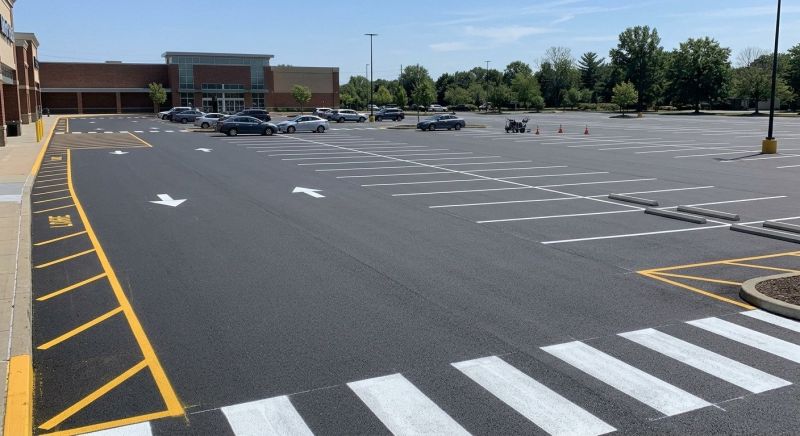 Parking Area Striping in Lawrenceville, GA