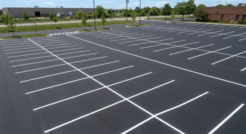 Parking Area Striping in Alpharetta, GA