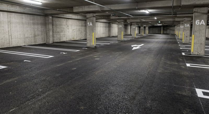 Parking Area Striping in Suwanee, GA