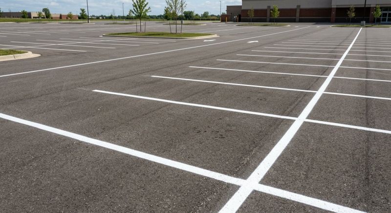 Parking Lot Painting in Alpharetta, GA