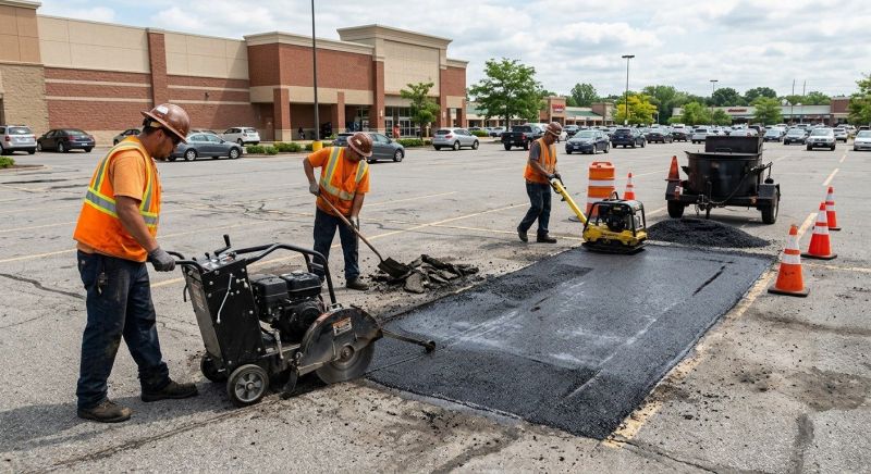 Parking Lot Repair in Little Rock, AR