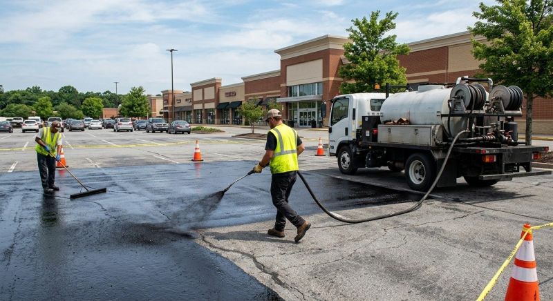 Parking Lot Resurfacing in San Antonio, TX