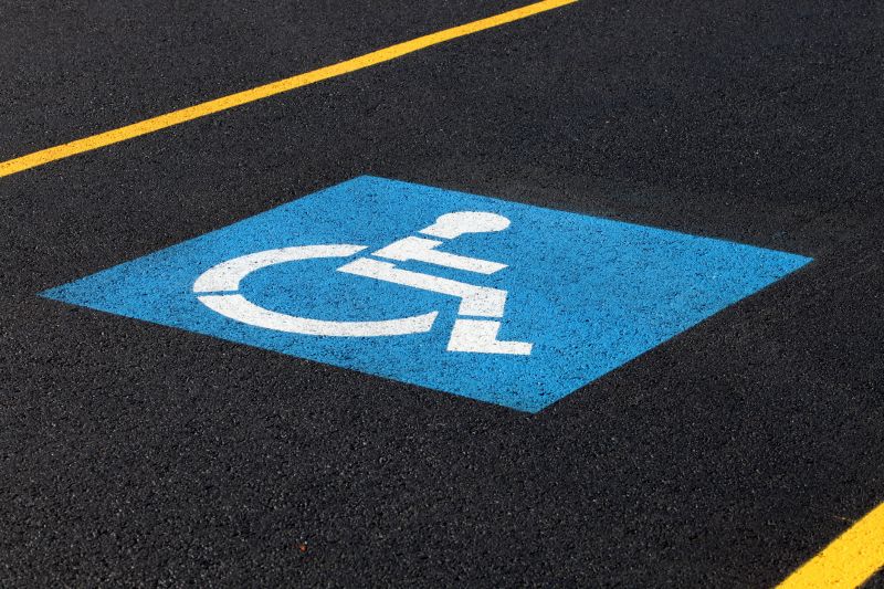 Parking Space Marking in Roswell, GA