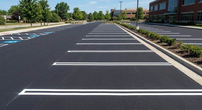 Parking Space Marking in Alpharetta, GA