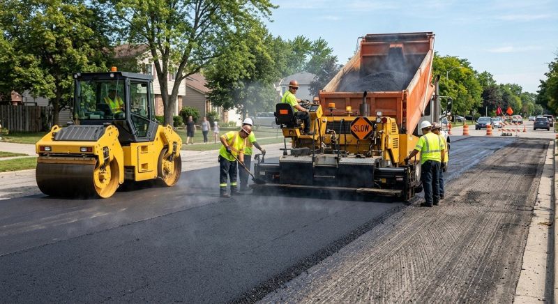 Road Paving Service in Los Angeles, CA