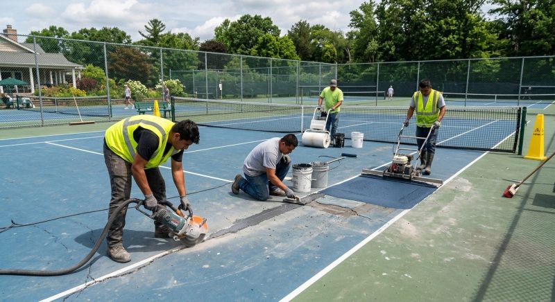 Sports Court Resurfacing in Denver, CO