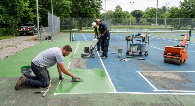 Sports Court Resurfacing in Fort Collins, CO