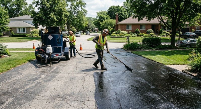 Tar Driveway Sealing in San Antonio, TX